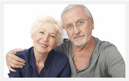 夫婦のポートレート写真