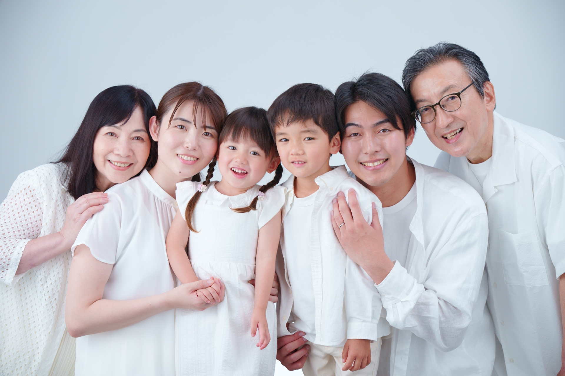 家族の遺影写真