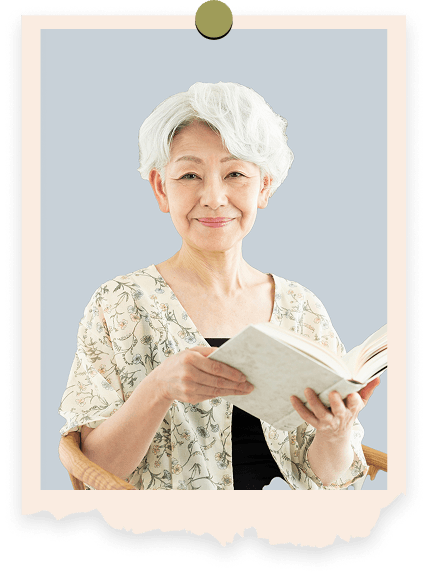 読書する男性のポートレート