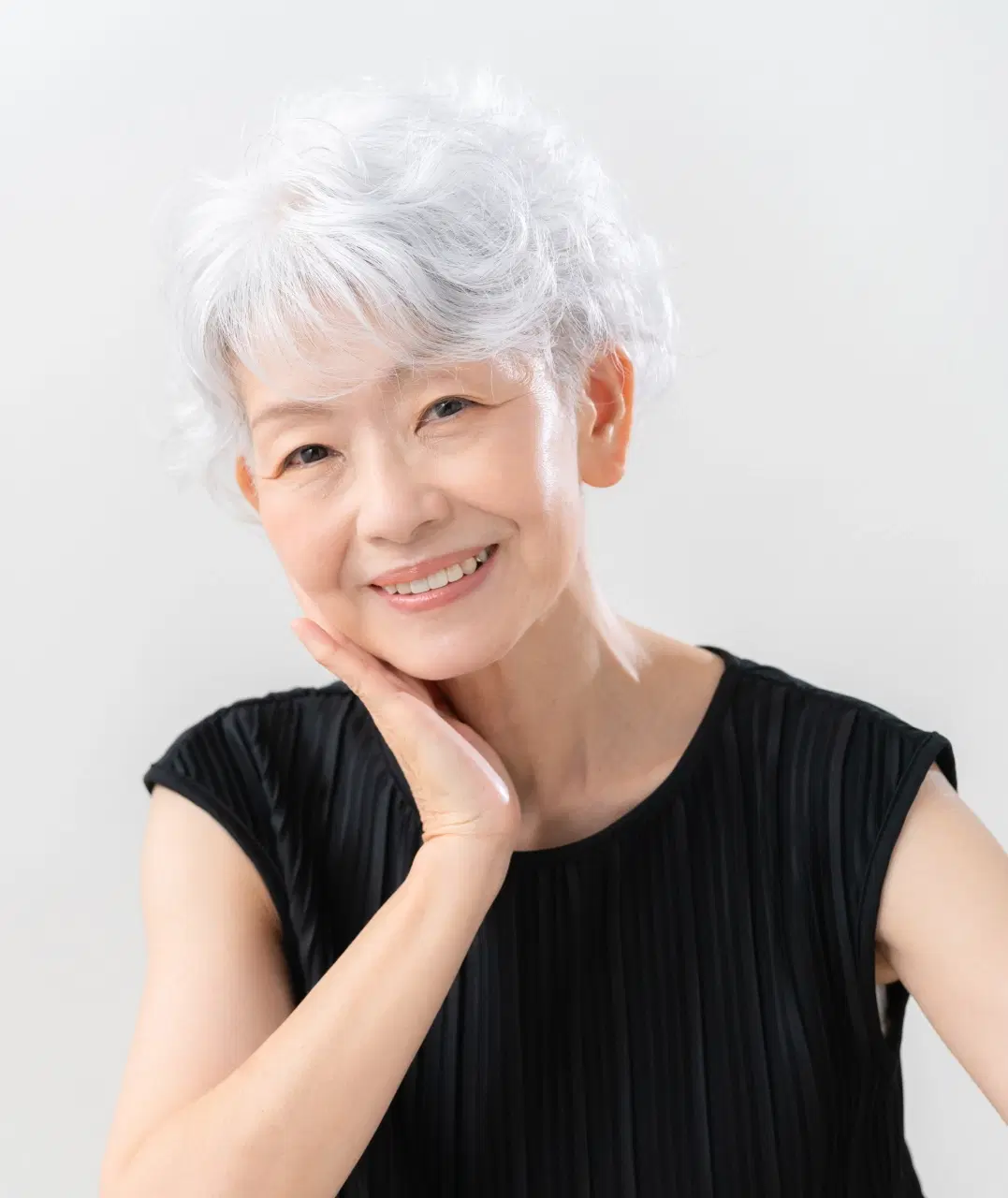 生前遺影写真撮影サービスの女性写真