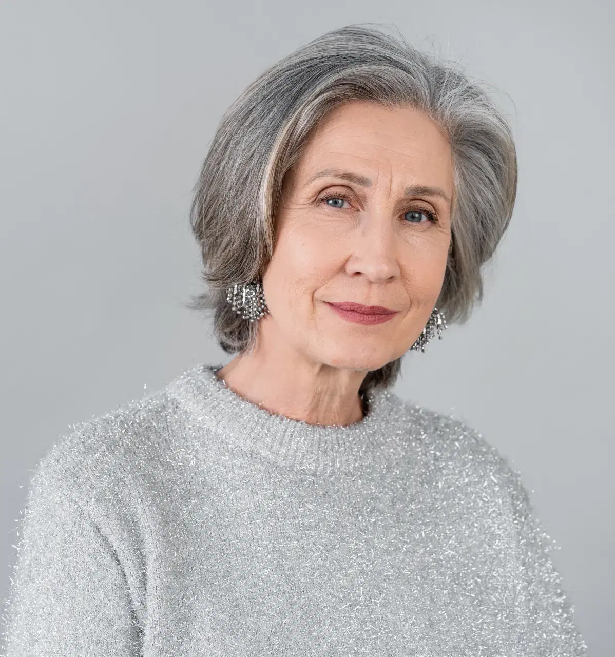 生前遺影再撮影サービスの女性写真